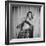 Egyptian Dance and Film Star Tahia Carioca Doing Belly Dance-Bob Landry-Framed Premium Photographic Print