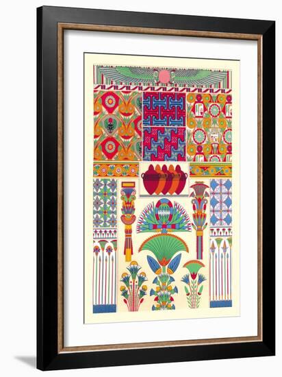 Egyptian Decor-Racinet-Framed Art Print