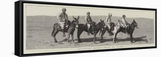 Egyptian Donkey-Boys at Cairo-null-Framed Premier Image Canvas