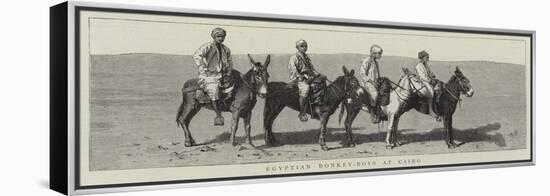 Egyptian Donkey-Boys at Cairo-null-Framed Premier Image Canvas