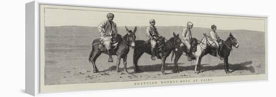 Egyptian Donkey-Boys at Cairo-null-Framed Premier Image Canvas