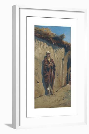 Egyptian Figures, Right-Ludwig Deutsch-Framed Premium Giclee Print