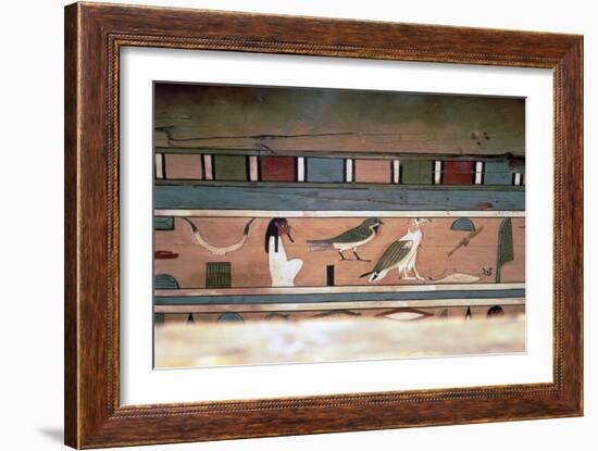 Egyptian Hieroglyphs on inner wall of coffin of steward, Seni, El Bersha, Egypt, c2000 BC-Unknown-Framed Giclee Print