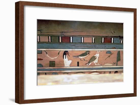 Egyptian Hieroglyphs on inner wall of coffin of steward, Seni, El Bersha, Egypt, c2000 BC-Unknown-Framed Giclee Print