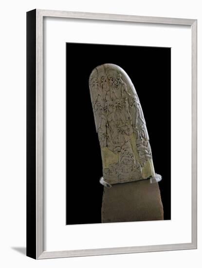Egyptian ivory handle of a dagger. Artist: Unknown-Unknown-Framed Giclee Print
