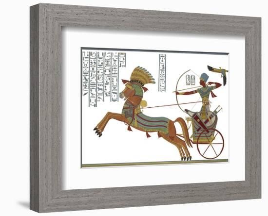 Egyptian Monuments - Pharaoh Sesostris-Historic Collection-Framed Giclee Print