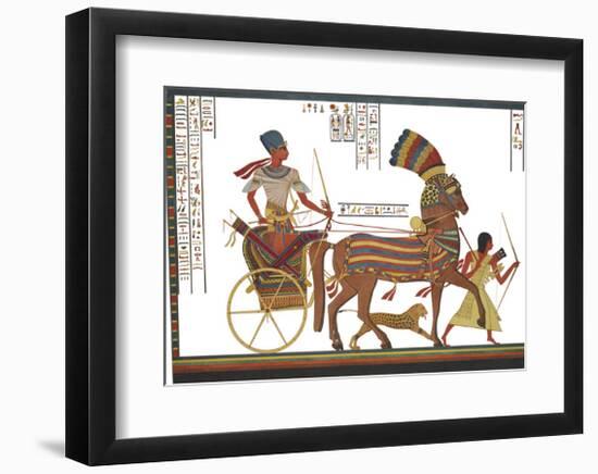 Egyptian Monuments - Rhamsès III-Historic Collection-Framed Giclee Print