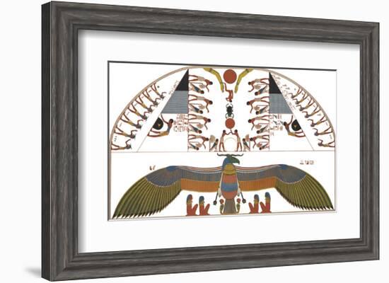 Egyptian Monuments - Tomb of Siptah-Historic Collection-Framed Giclee Print