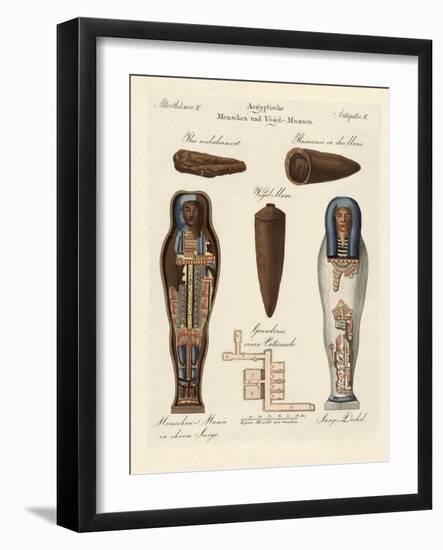 Egyptian Mummies-null-Framed Giclee Print