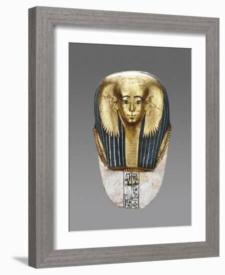 Egyptian Mummy Mask Satdjehuty-null-Framed Art Print