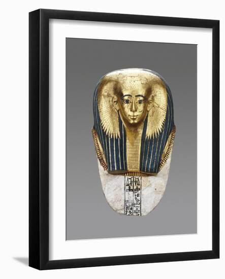 Egyptian Mummy Mask Satdjehuty-null-Framed Art Print
