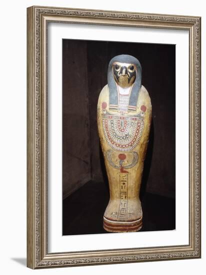 Egyptian Mummy of a Hawk representing Horus, c1st century BC-1st century-Unknown-Framed Giclee Print