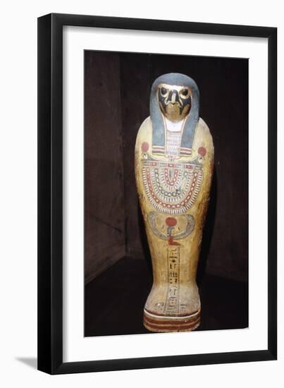 Egyptian Mummy of a Hawk representing Horus, c1st century BC-1st century-Unknown-Framed Giclee Print