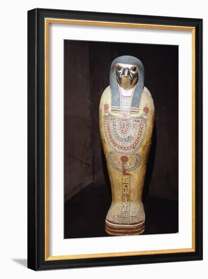 Egyptian Mummy of a Hawk representing Horus, c1st century BC-1st century-Unknown-Framed Giclee Print