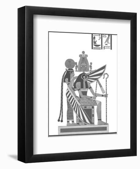 Egyptian Pantheon - Atmou & Otma-Historic Collection-Framed Giclee Print