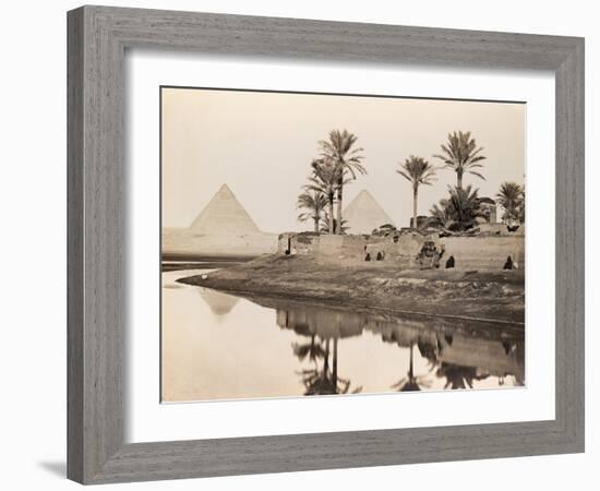 Egyptian Pyramids-null-Framed Giclee Print
