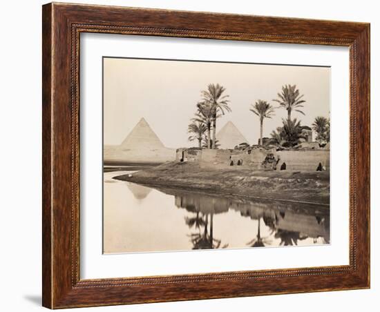 Egyptian Pyramids-null-Framed Giclee Print