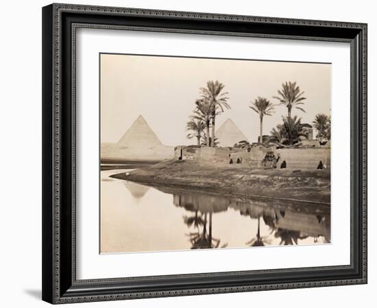 Egyptian Pyramids-null-Framed Giclee Print