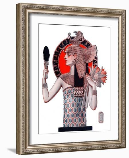 "Egyptian Queen,"October 6, 1923-Joseph Christian Leyendecker-Framed Giclee Print