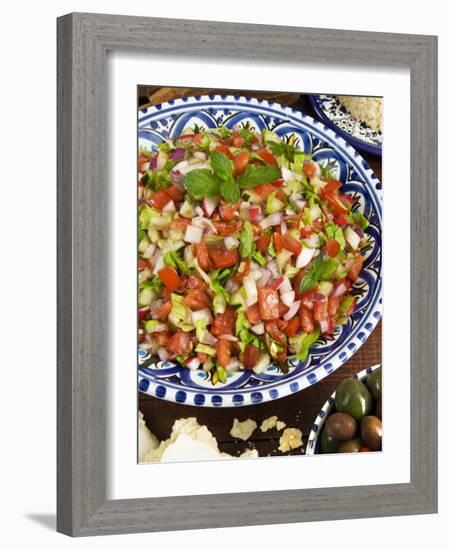 Egyptian Salad, Middle Eastern Food, Egypt, North Africa, Africa-Nico Tondini-Framed Photographic Print