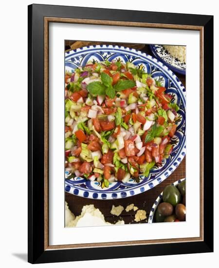 Egyptian Salad, Middle Eastern Food, Egypt, North Africa, Africa-Nico Tondini-Framed Photographic Print