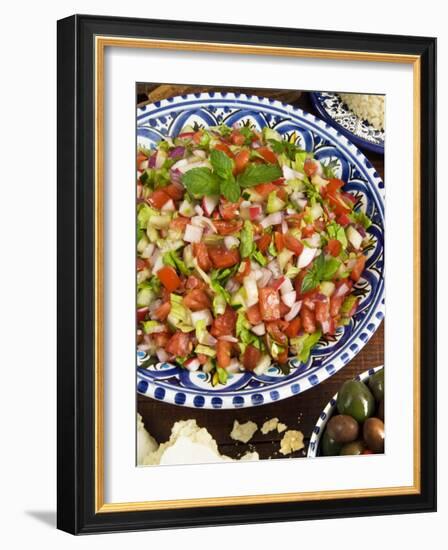 Egyptian Salad, Middle Eastern Food, Egypt, North Africa, Africa-Nico Tondini-Framed Photographic Print