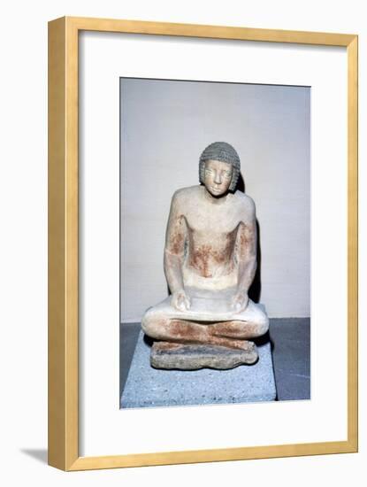 Egyptian Scribe Old Kingdom, 2400BC-2000 BC-Unknown-Framed Giclee Print