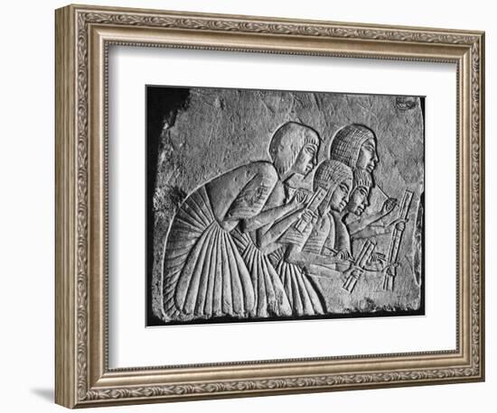 Egyptian Scribes, C1350 BC-null-Framed Giclee Print