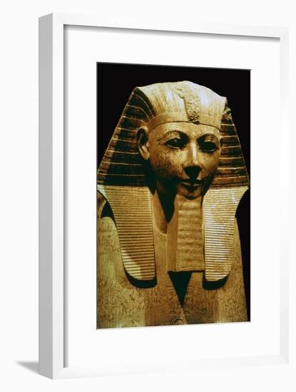 Egyptian sculpture of Queen Hatsheput, 15th century BC Artist: Unknown-Unknown-Framed Giclee Print