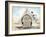 Egyptian Sketches, Published Hannah Humphrey in 1799-James Gillray-Framed Giclee Print