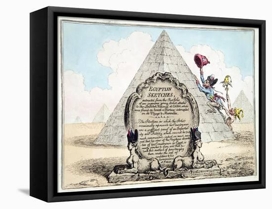 Egyptian Sketches, Published Hannah Humphrey in 1799-James Gillray-Framed Premier Image Canvas