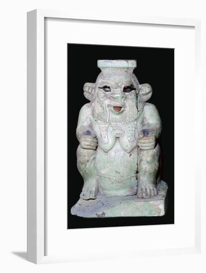 Egyptian statuette of Bes. Artist: Unknown-Unknown-Framed Giclee Print