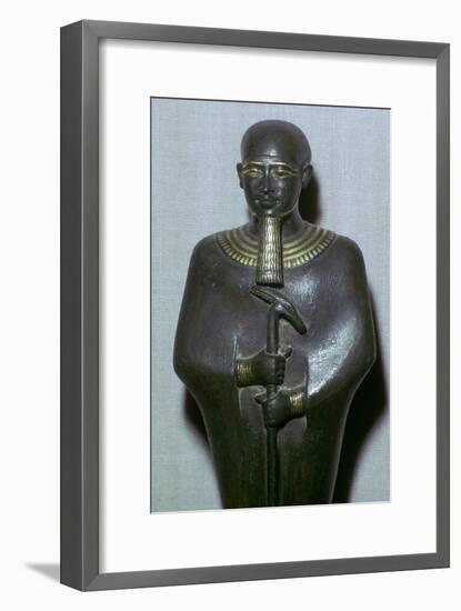 Egyptian statuette of Ptah. Artist: Unknown-Unknown-Framed Giclee Print