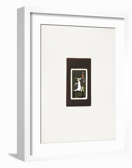 Egyptian Theme 1-Mireille Kramer-Framed Limited Edition