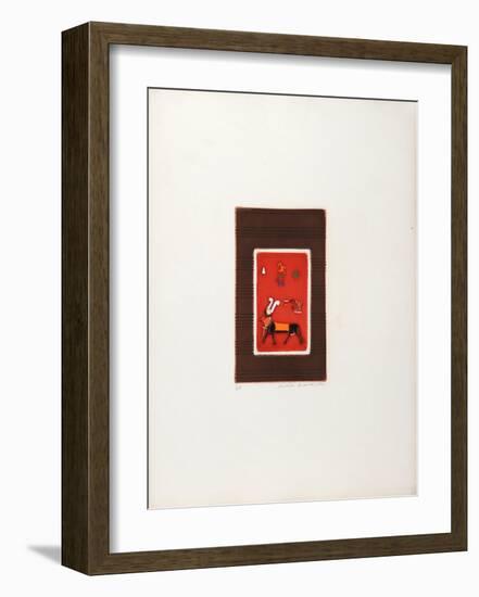 Egyptian Theme 3-Mireille Kramer-Framed Limited Edition