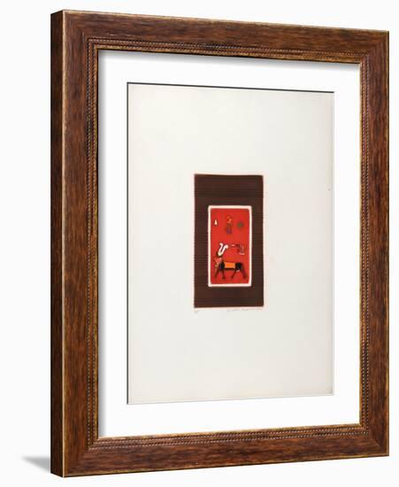 Egyptian Theme 3-Mireille Kramer-Framed Limited Edition