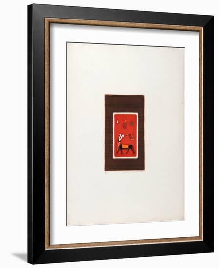 Egyptian Theme 3-Mireille Kramer-Framed Limited Edition