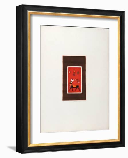 Egyptian Theme 3-Mireille Kramer-Framed Limited Edition