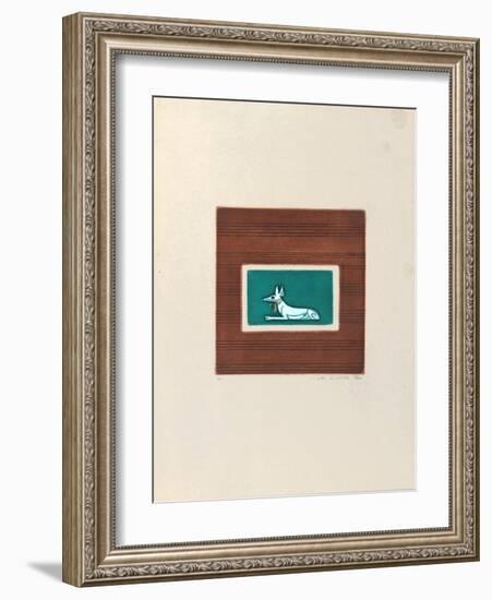 Egyptian Theme 4-Mireille Kramer-Framed Limited Edition