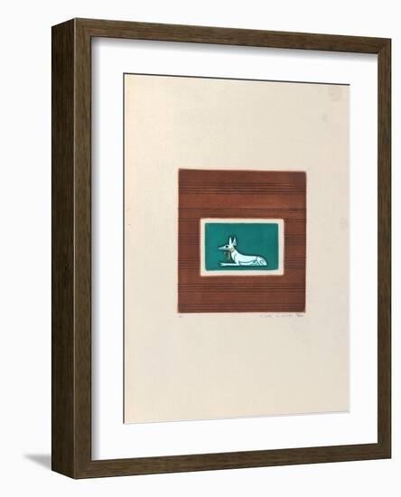 Egyptian Theme 4-Mireille Kramer-Framed Limited Edition