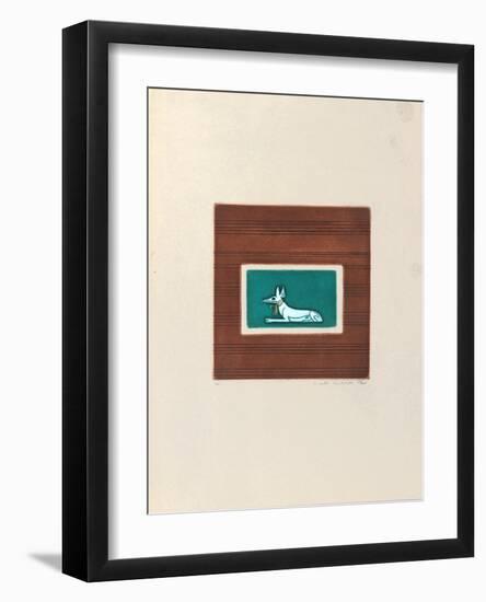 Egyptian Theme 4-Mireille Kramer-Framed Limited Edition