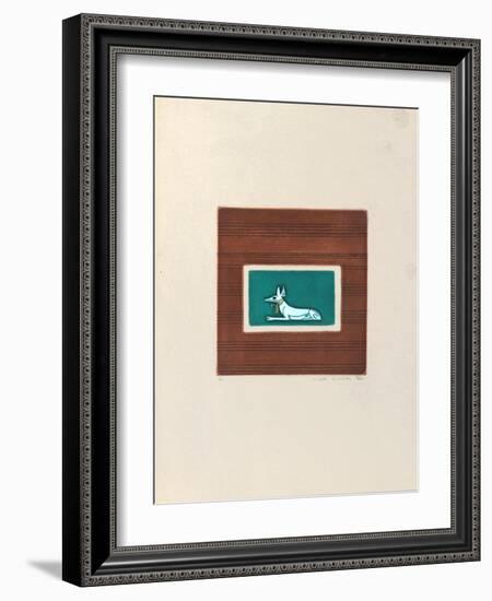 Egyptian Theme 4-Mireille Kramer-Framed Limited Edition