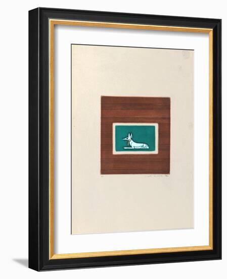 Egyptian Theme 4-Mireille Kramer-Framed Limited Edition