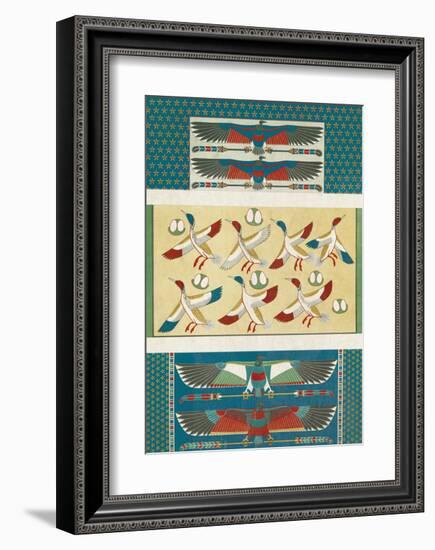 Egyptian Treasures - Cranes-Historic Collection-Framed Giclee Print