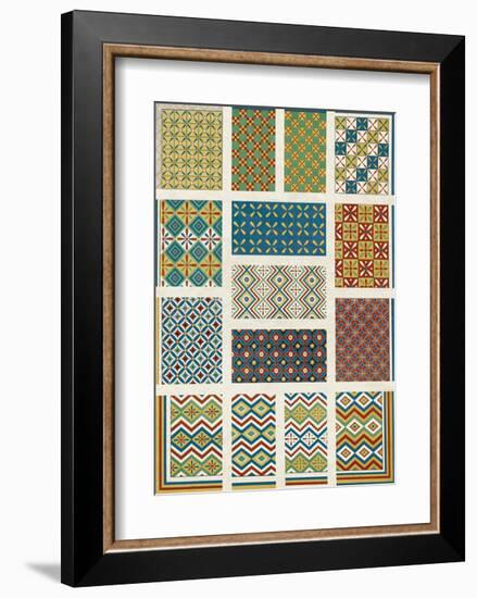 Egyptian Treasures - Patterns-Historic Collection-Framed Giclee Print