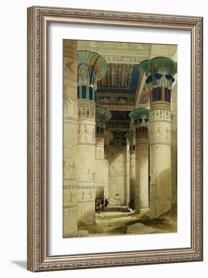 Egyptian View-David Roberts-Framed Giclee Print