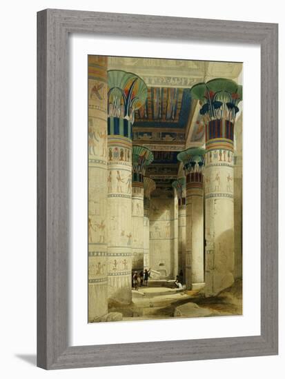 Egyptian View-David Roberts-Framed Giclee Print