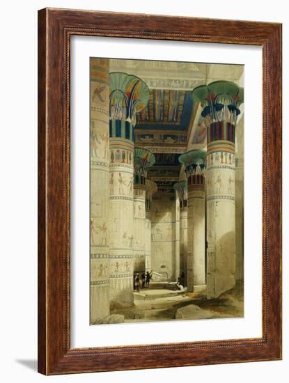 Egyptian View-David Roberts-Framed Giclee Print