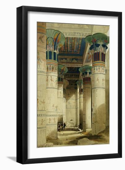 Egyptian View-David Roberts-Framed Giclee Print