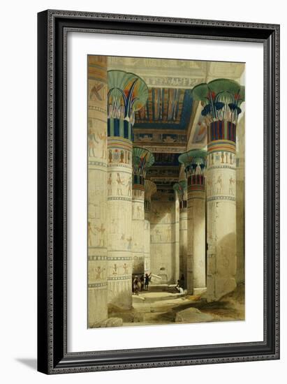 Egyptian View-David Roberts-Framed Giclee Print